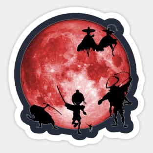 Japanese Moon Kubo Sticker